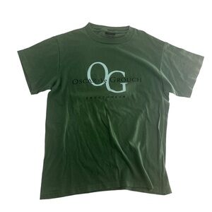 Vintage Oscar The Grouch Shirt Mens Medium Green 90s USA Changes Muppet Blackout
